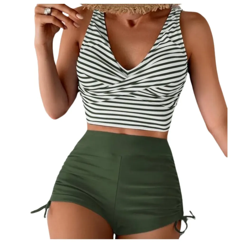 Traje de Baño 2 Pz C Verde T S