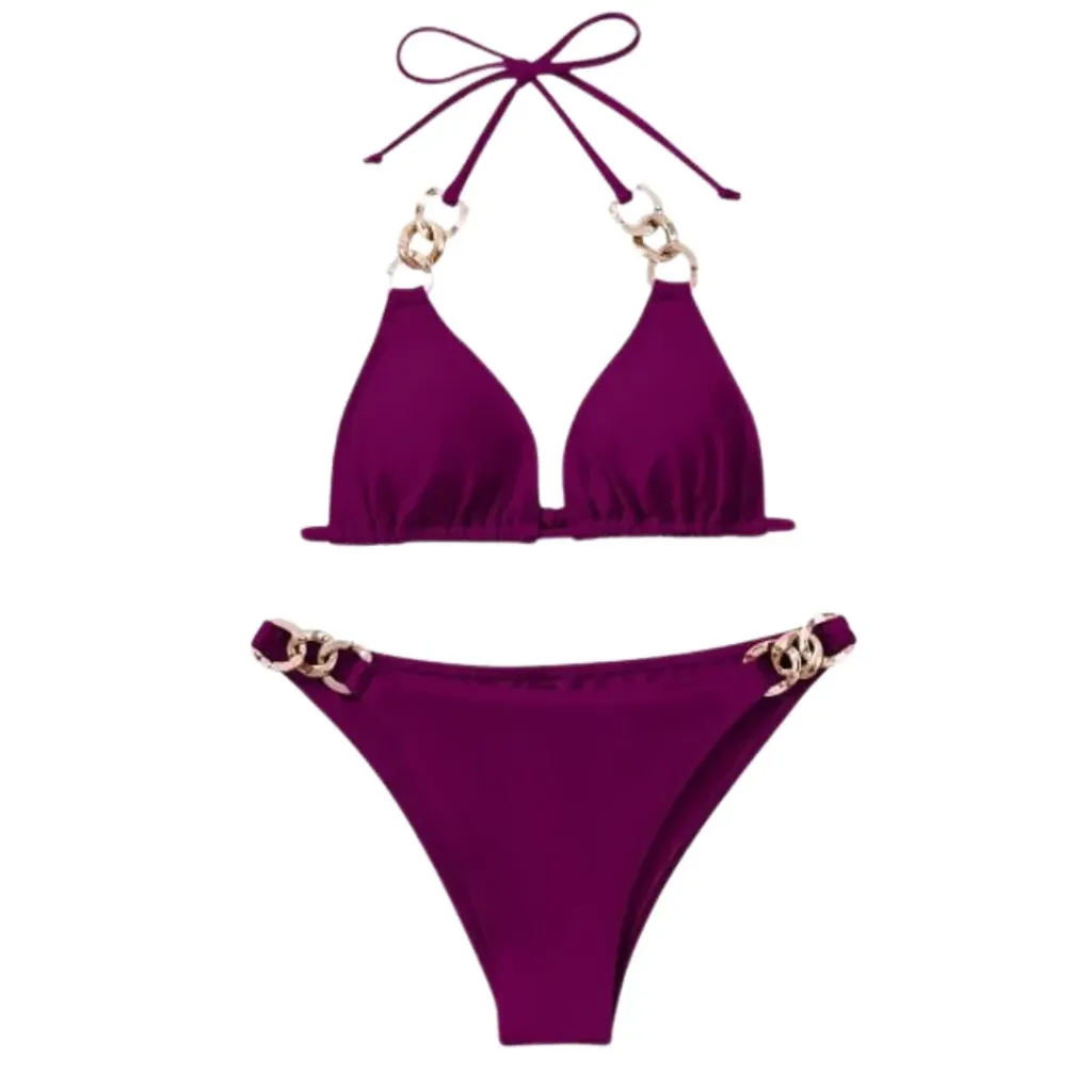 Traje de Baño 2 Pz C Vino T S