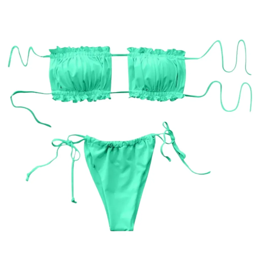 Traje de Baño 2 Pz C Verde Menta T S