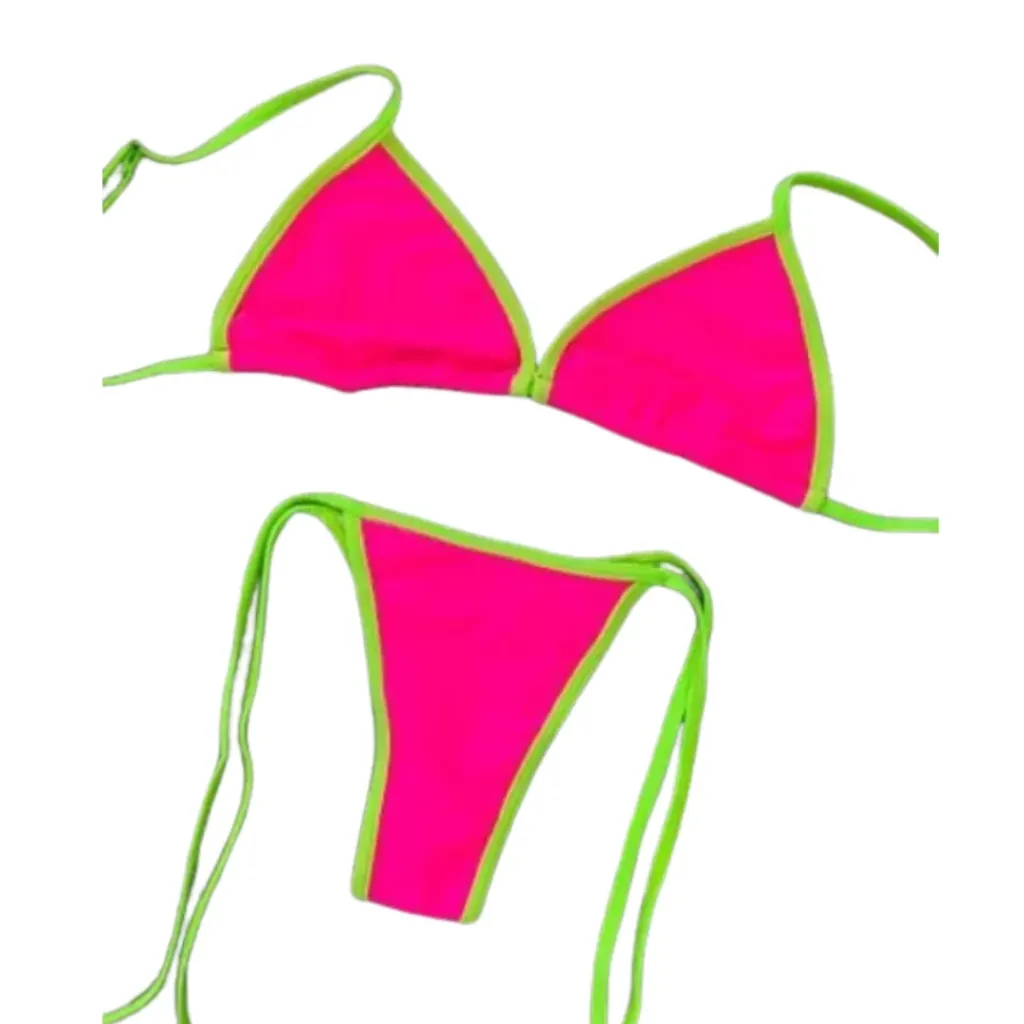 Traje de Baño 2 Pz C Rosa T S