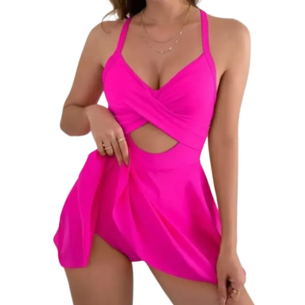 Traje de Baño Zanful 1 Pz C Rosa T L