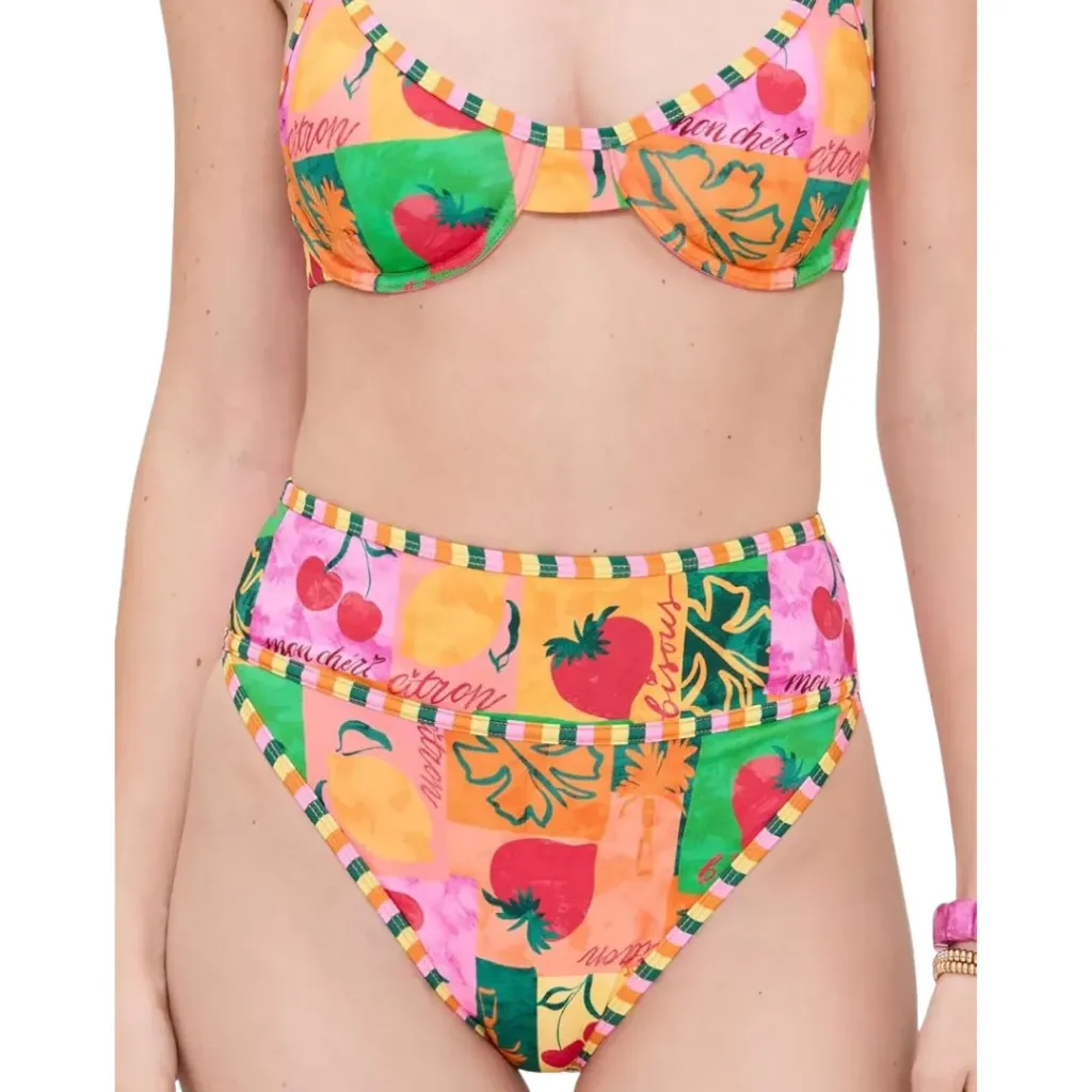 Traje de Baño 2 Pz C Amarillo T L