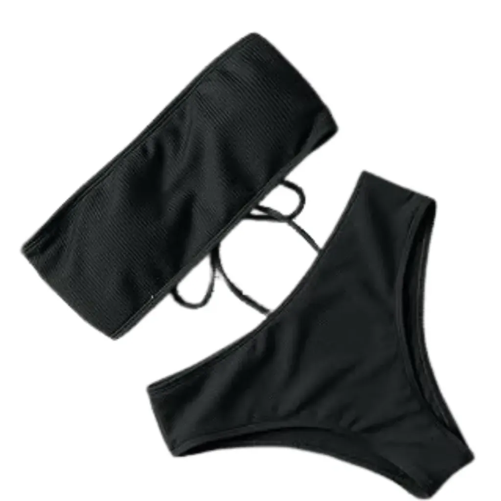 Traje de Baño 2 Pz C Negro T M