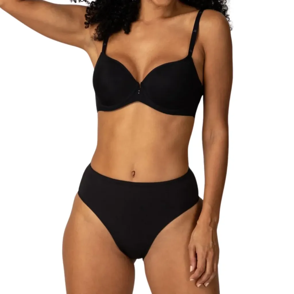 Traje de Baño 2 Pz C Negro T L