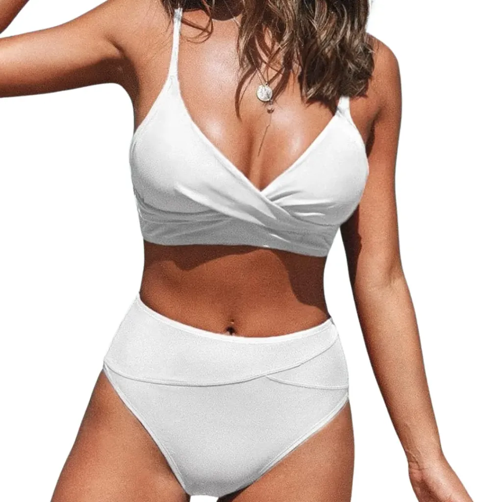 Traje de Baño 2 Pz C Blanco T XL