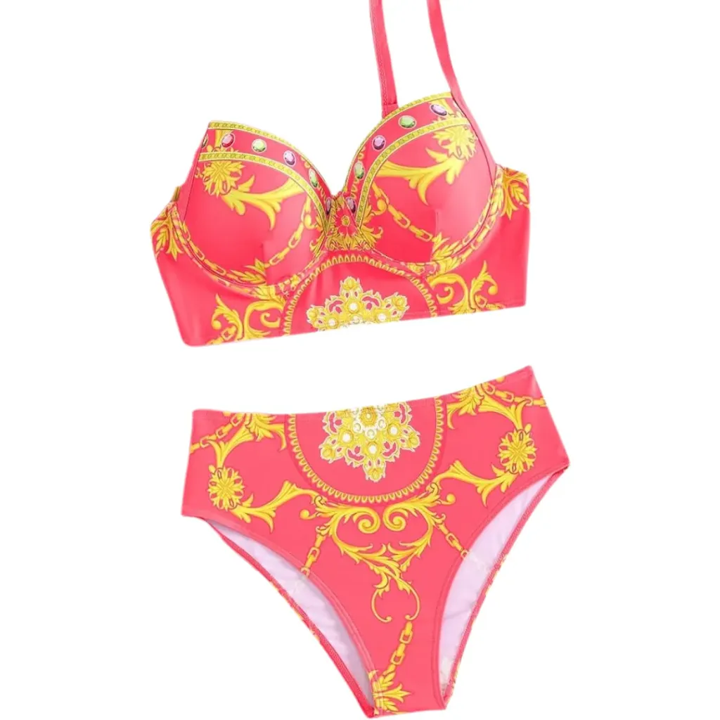Traje de Baño 2 Pz C Rosa T XL