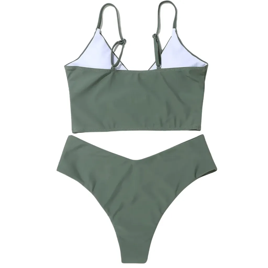 Traje de Baño 2 Pz C Verde Militar T XL