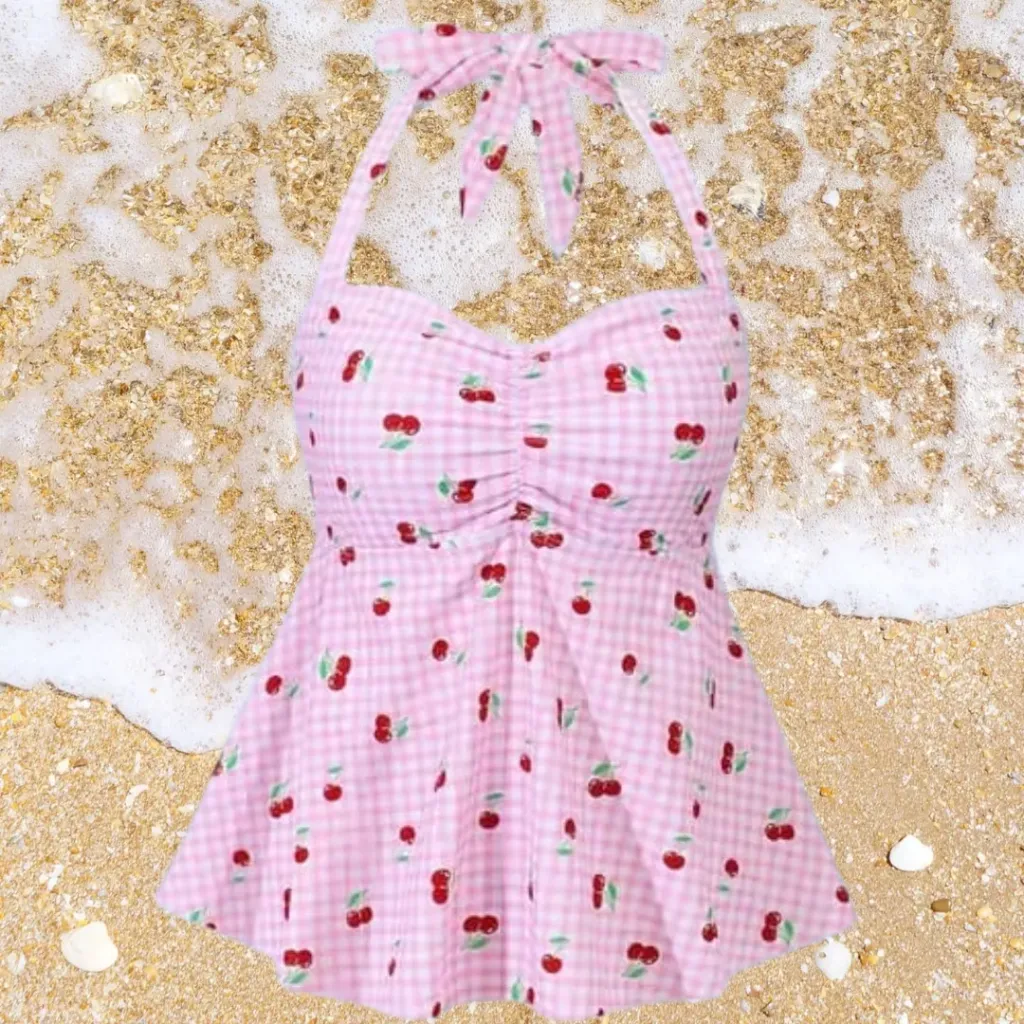Traje de Baño Top Cereza1 Pz C Rosa T XL