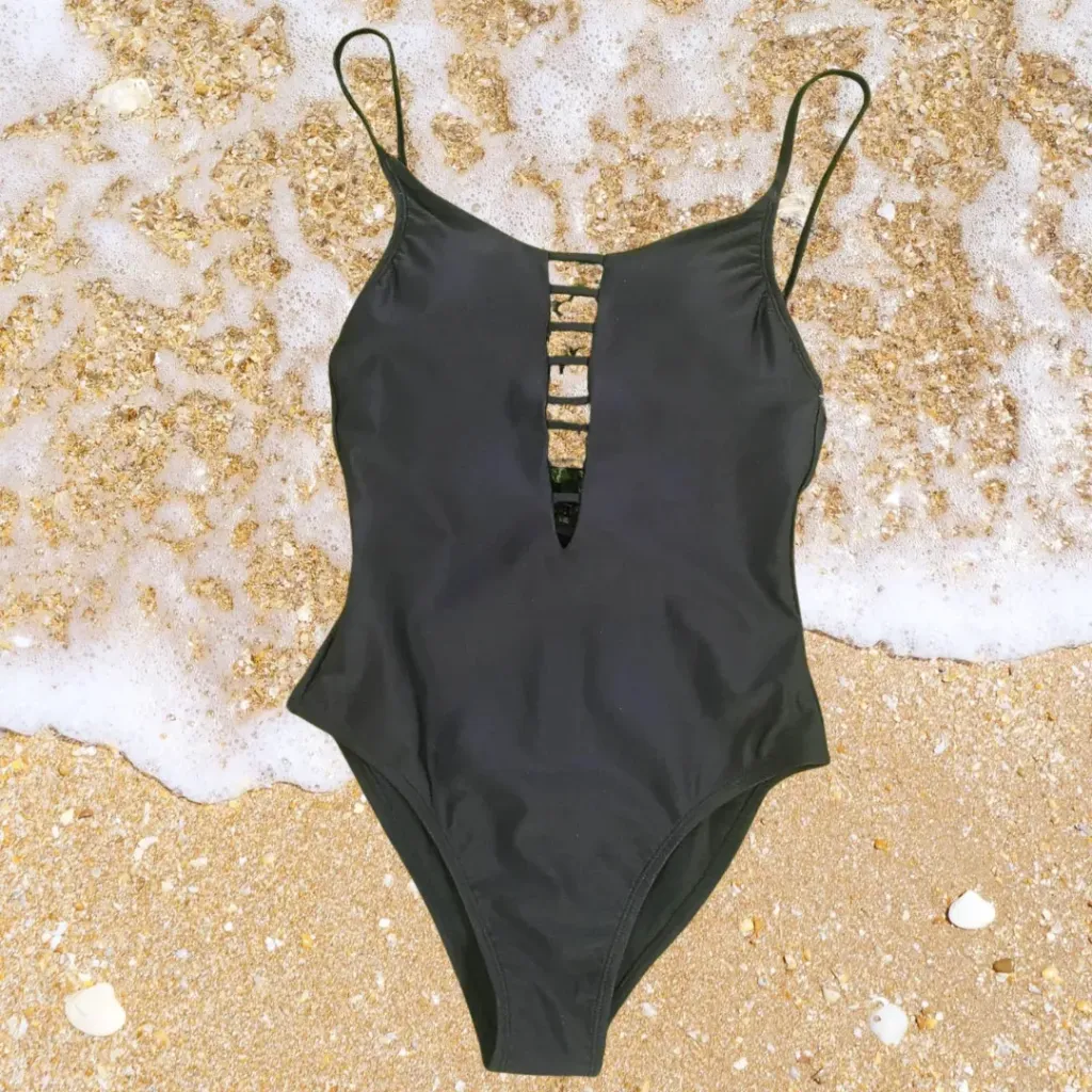 Traje de Baño 1 Pz C Negro T XL