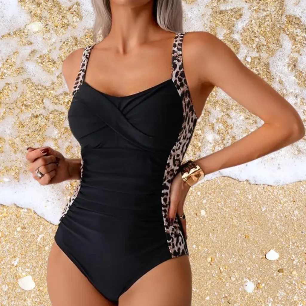 Traje de Baño 1 Pz C Negro T XL