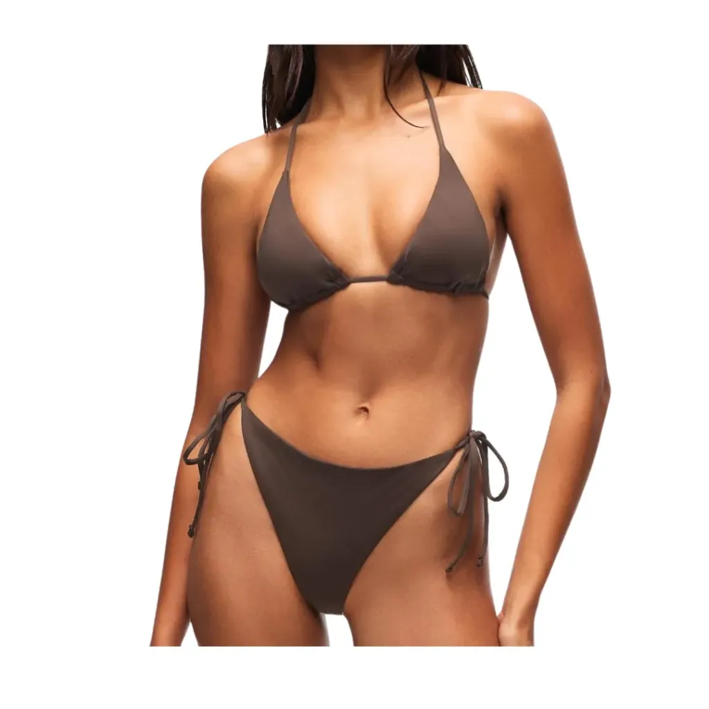 Traje de baño 2 pieza C Cafe T L