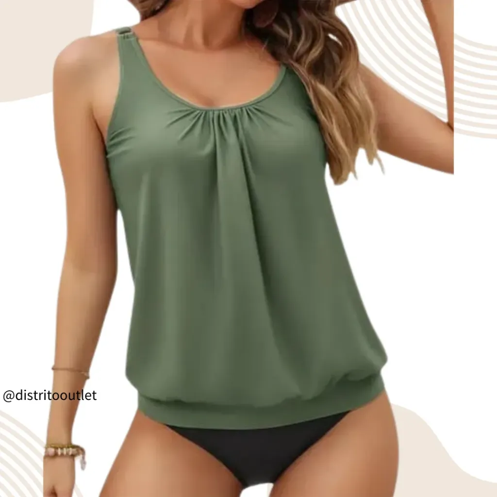 Traje de baño 2 pieza C Vere Negro T XL