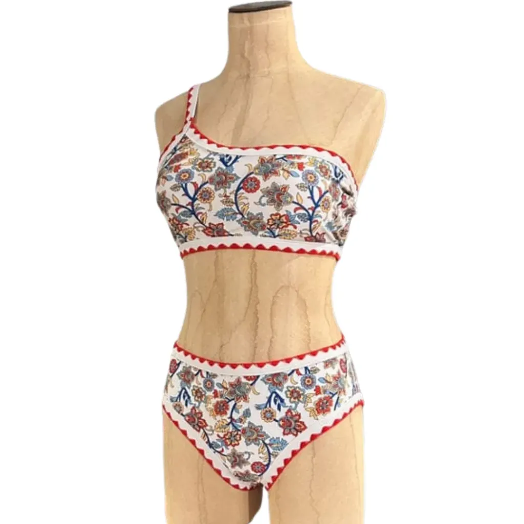 Traje de baño 2 pieza C Blanco T M