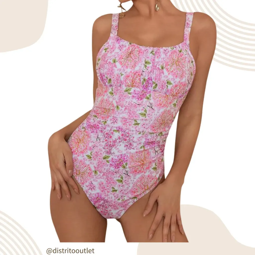 Traje de Baño 1 Pz C Rosa T L