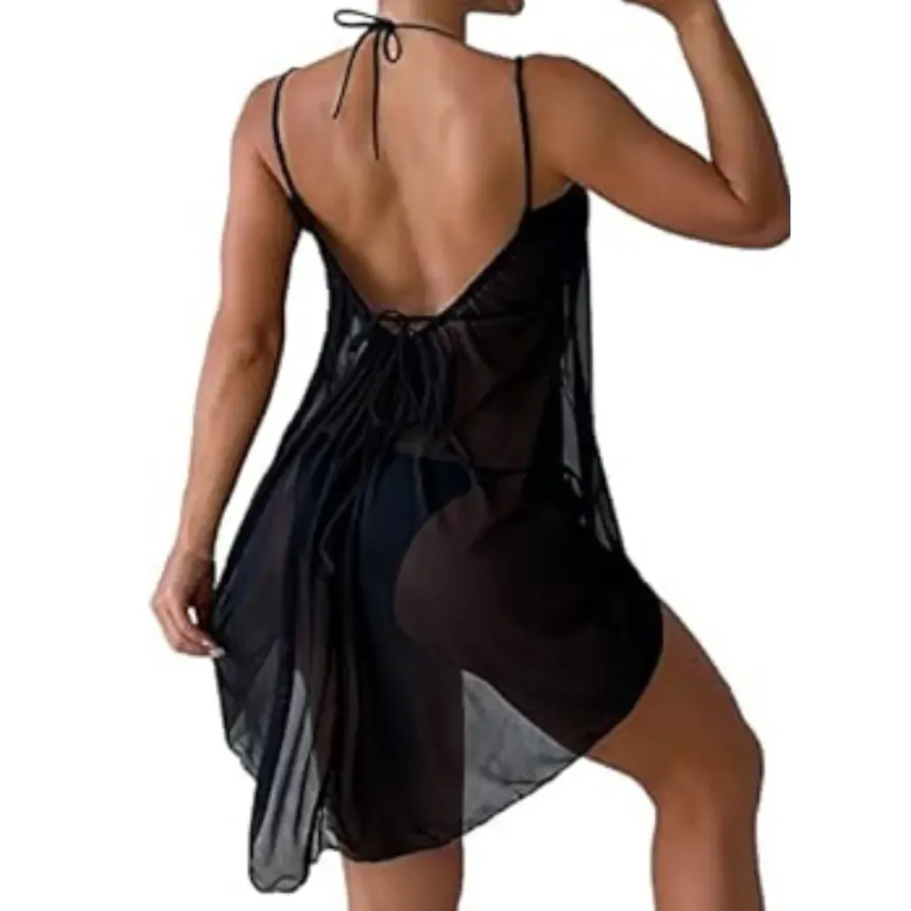 Traje de Baño 3 Pz C Negro T L