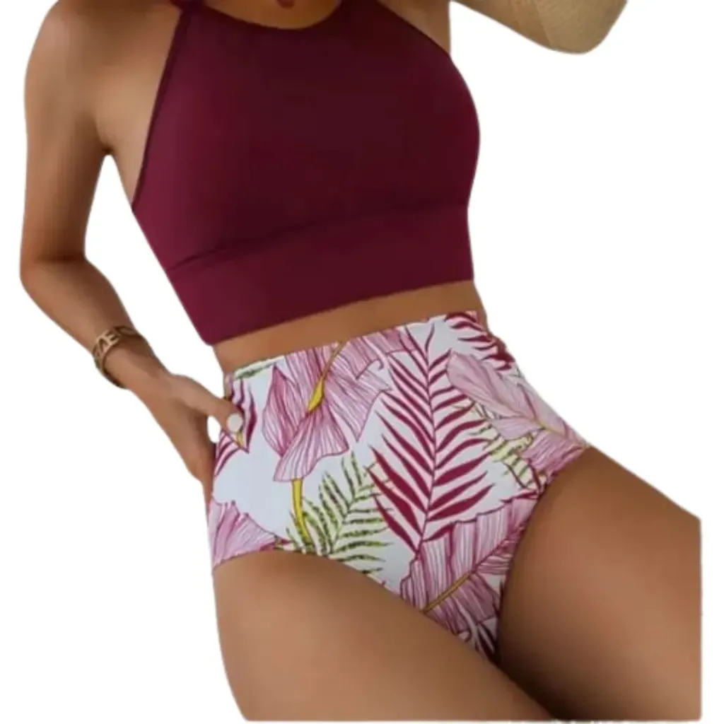 Traje de Baño 2 Pz C Vino T M