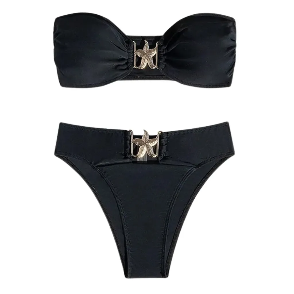 [210316] Traje de Baño 2 Pz C Negro T XL