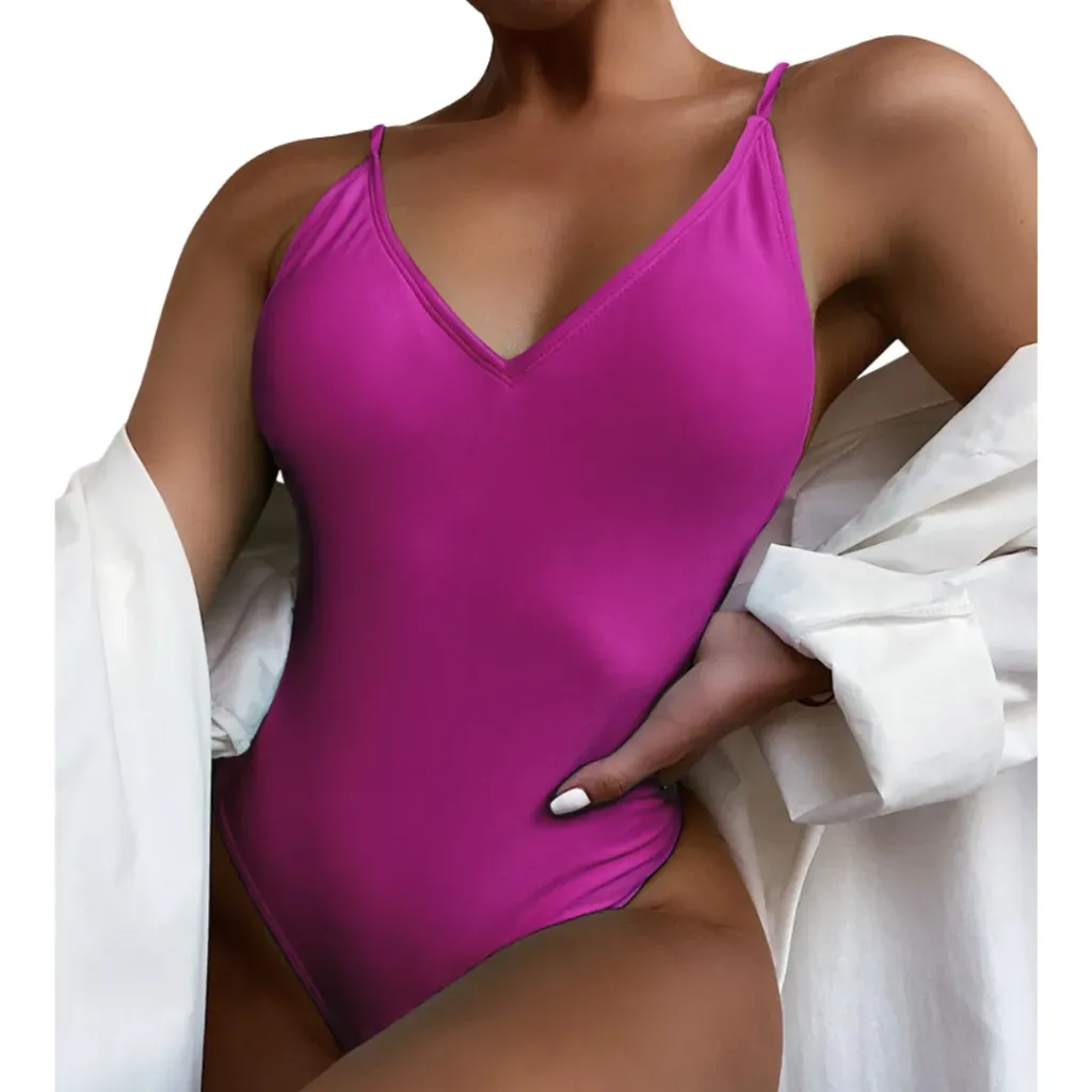 Traje de Baño 1 Pz C Vino T L