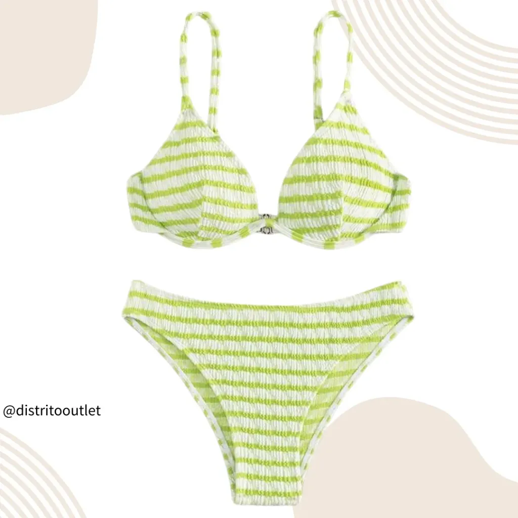 [210327] Traje de Baño 2 Pz C Verde T L