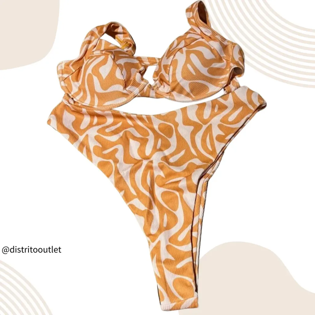 Traje de Baño 2 Pz C Amarillo T XL