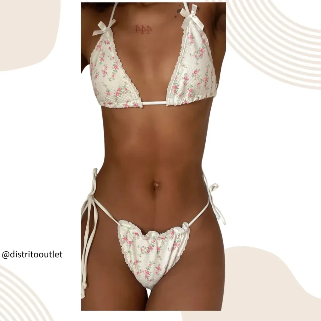 Traje de Baño 2 Pz C Blanco T L