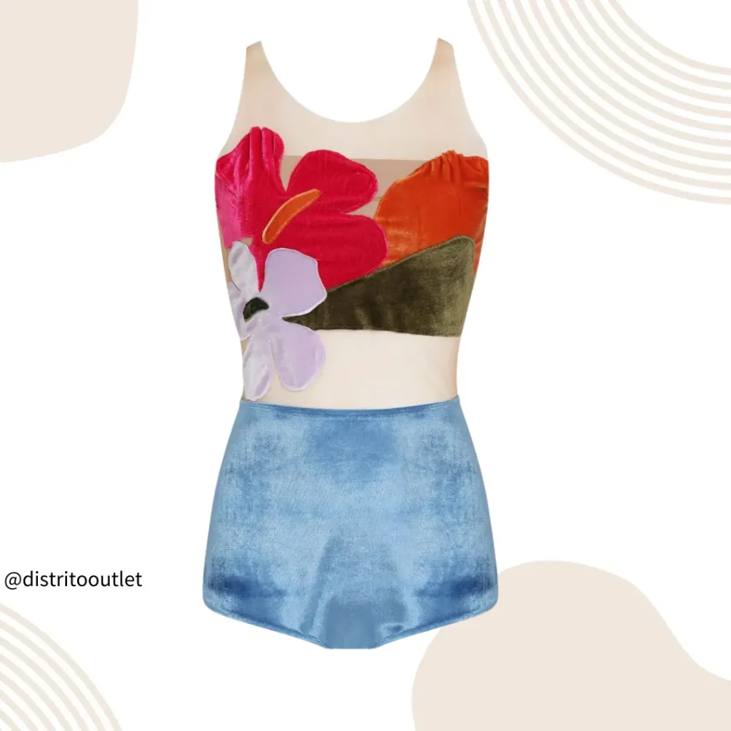 Traje de Baño 2 Pz C Azul T XL