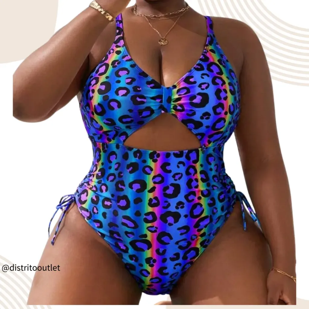 Traje de Baño 1 Pz C Azul T XL