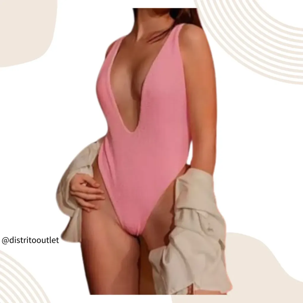 Traje de Baño 1 Pz C Rosa T L