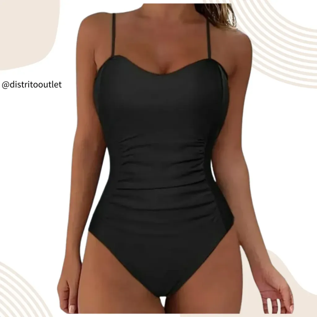Traje de Baño 1 Pz C Negro T L