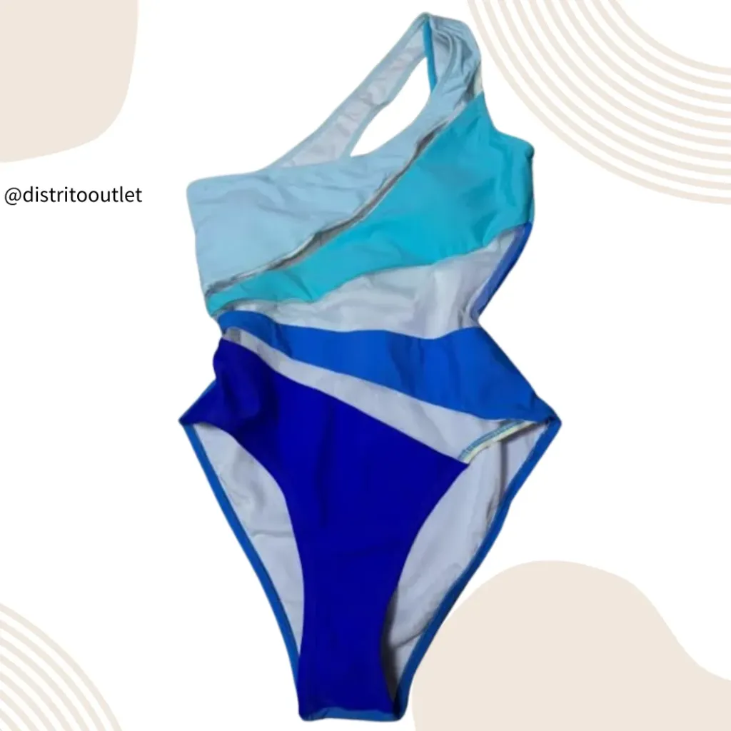 [210381] Traje de Baño 1 Pz C Azul T M