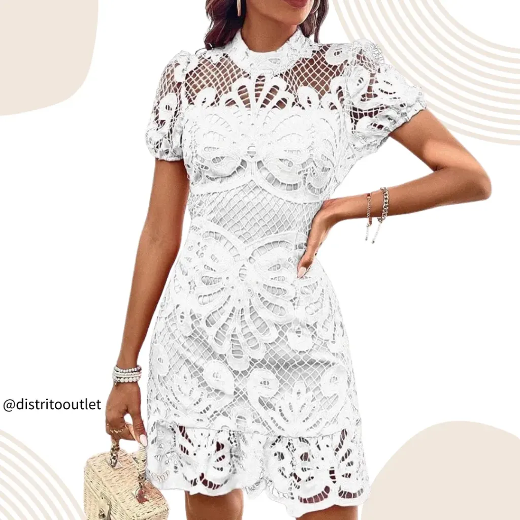 [210391] Vestido Tejido C Blanco T L