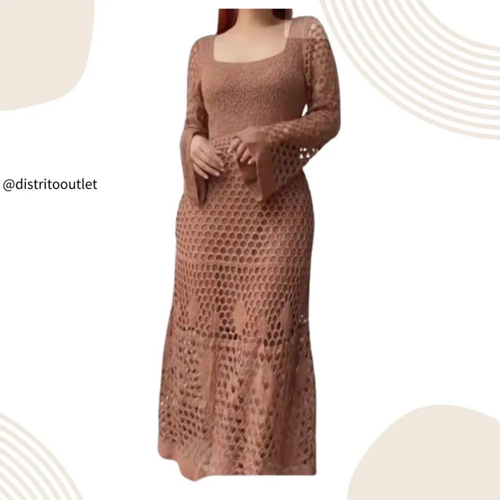 [210396] Conjunto Top Vestido Tejido C Violeta T M