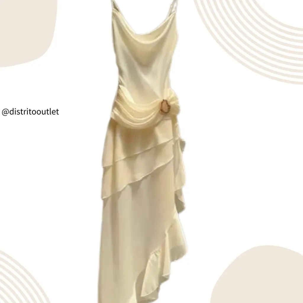 [210401] Vestido C Crema T XS