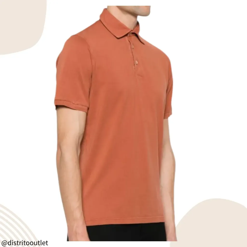 Playera Tipo Polo C Naranja T XL