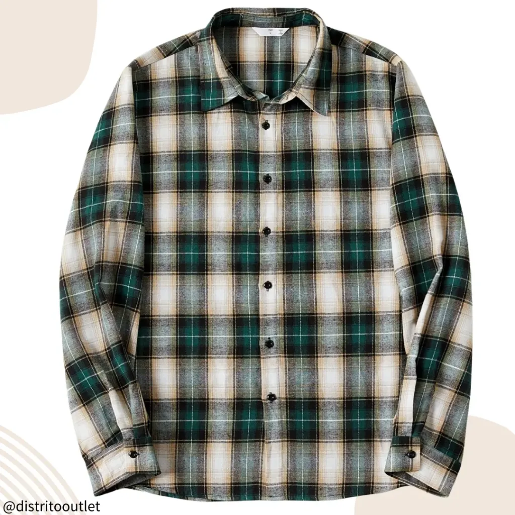 Camisa Cuadros C Verde T S