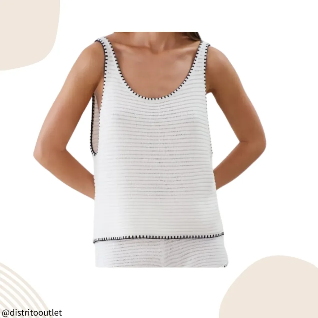 [844016] Blusa Sofia C Blanco T XXXL