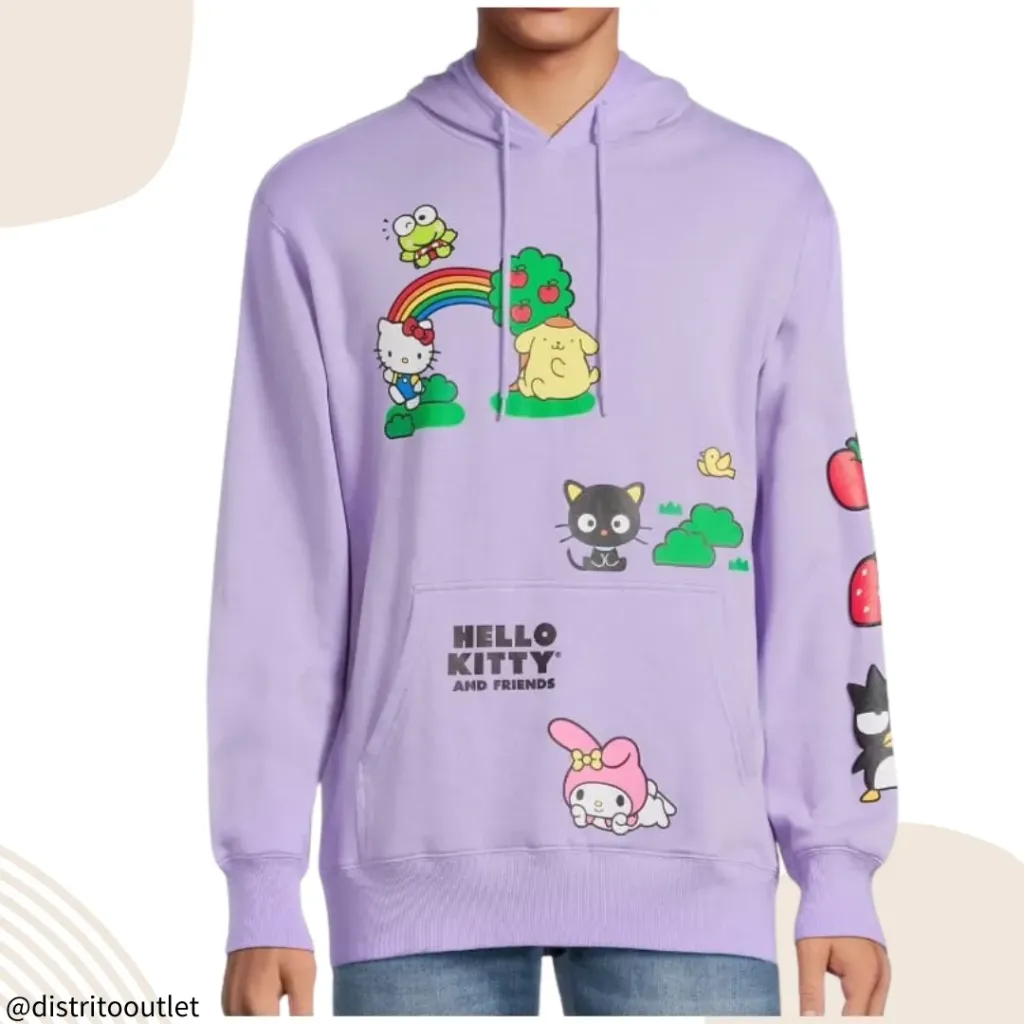 [210451] Sudadera Hello Kitty C Lila T XL