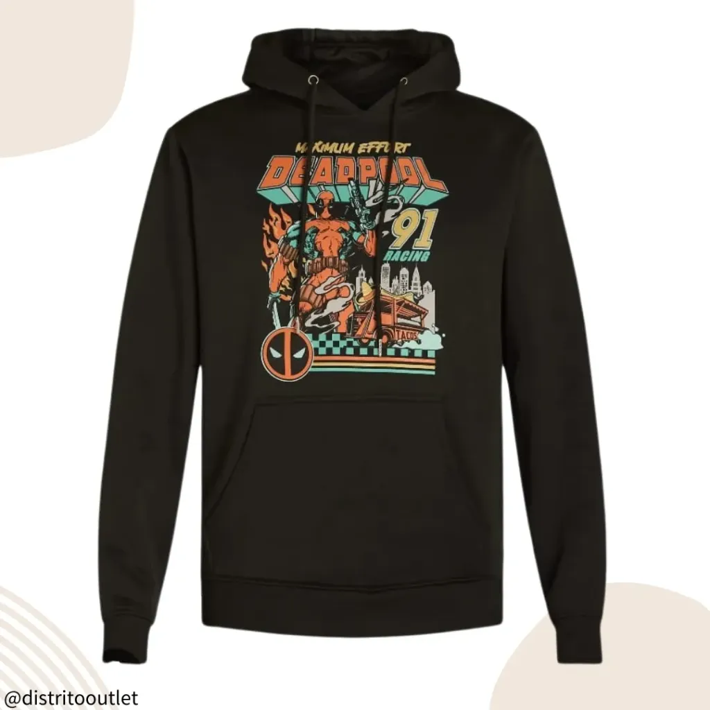 Sudadera Marvel C Negro T M