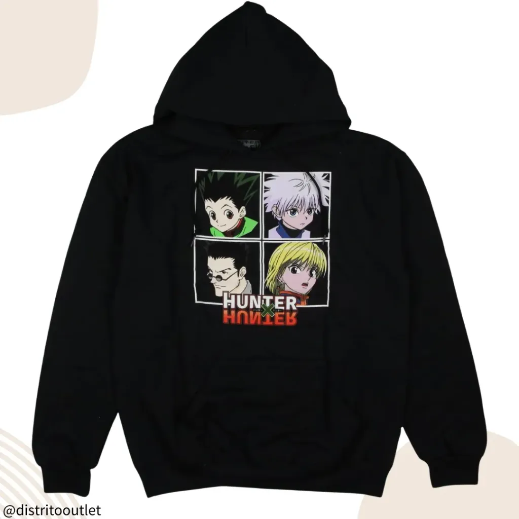 Sudadera Hunter  C Negro T L