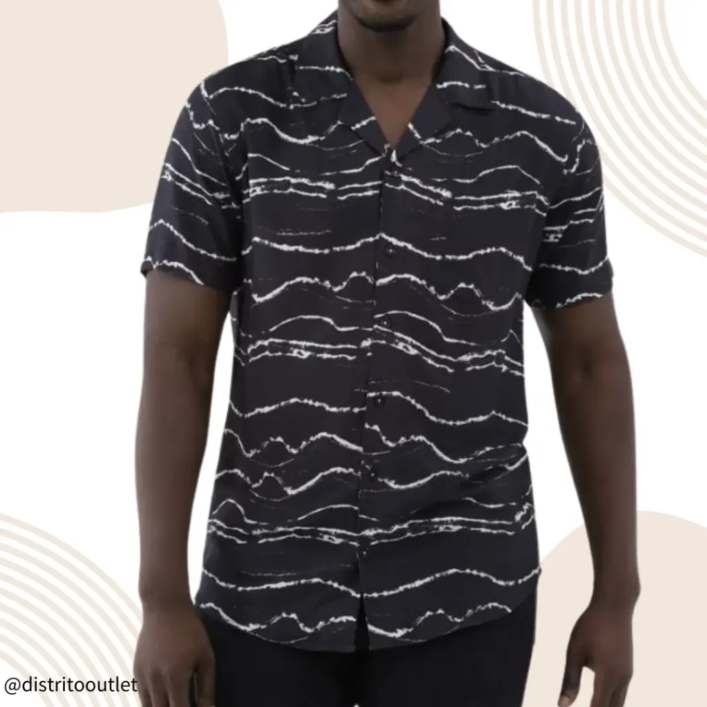 Camisa Fly by Night C Negro T XXXL