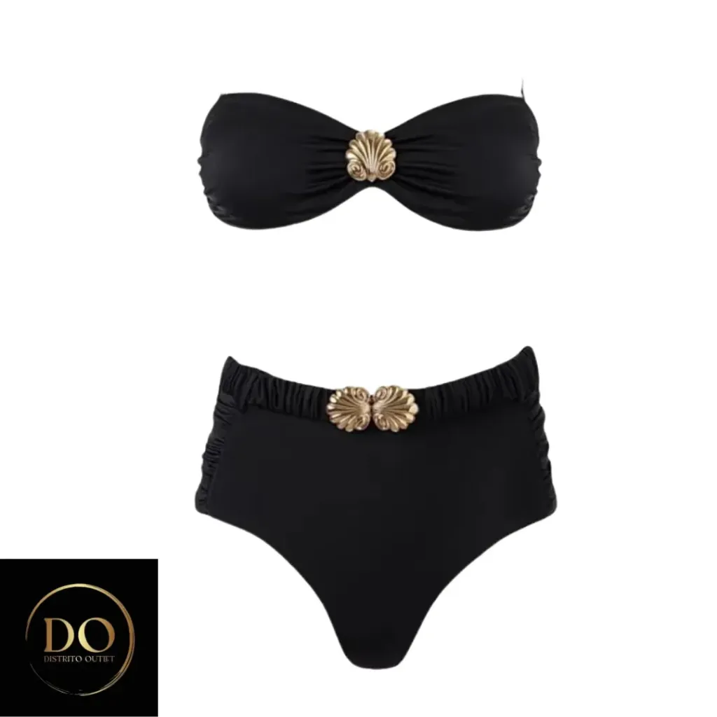 [210502] Traje de Baño 2 Pz C Negro T 34D