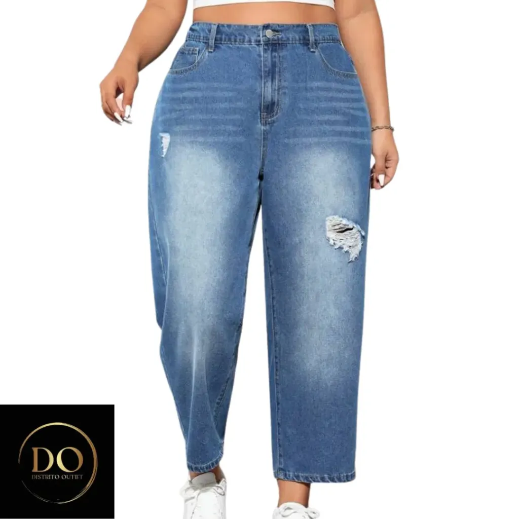[210529] Pantalon Mezclilla C Azul Marino T 5XL