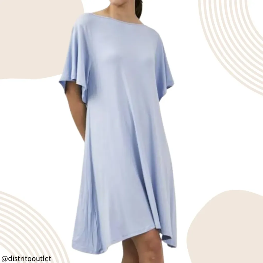 Vestido Corto Cupshe C Azul T L