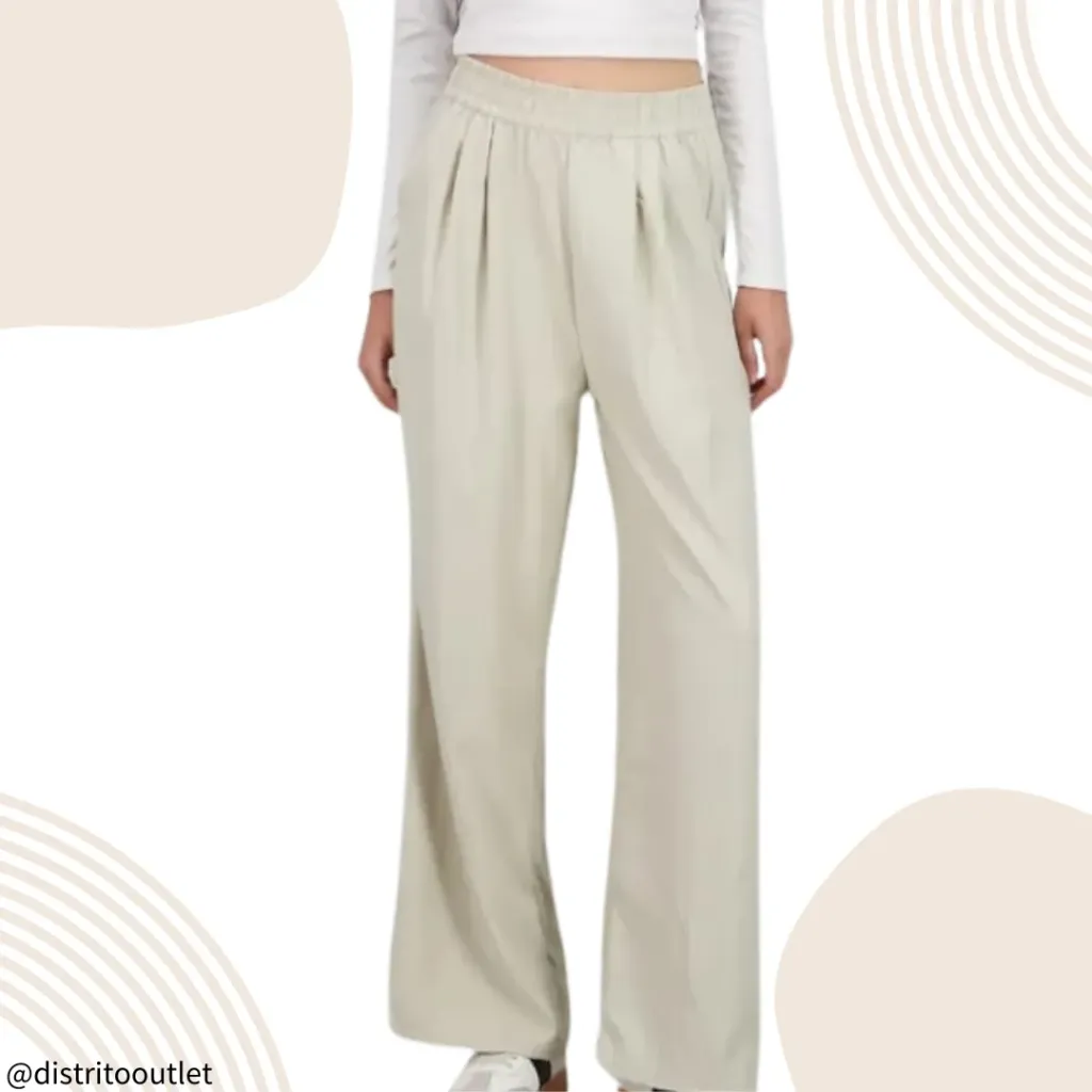 Pantalon Cupshe C Crema