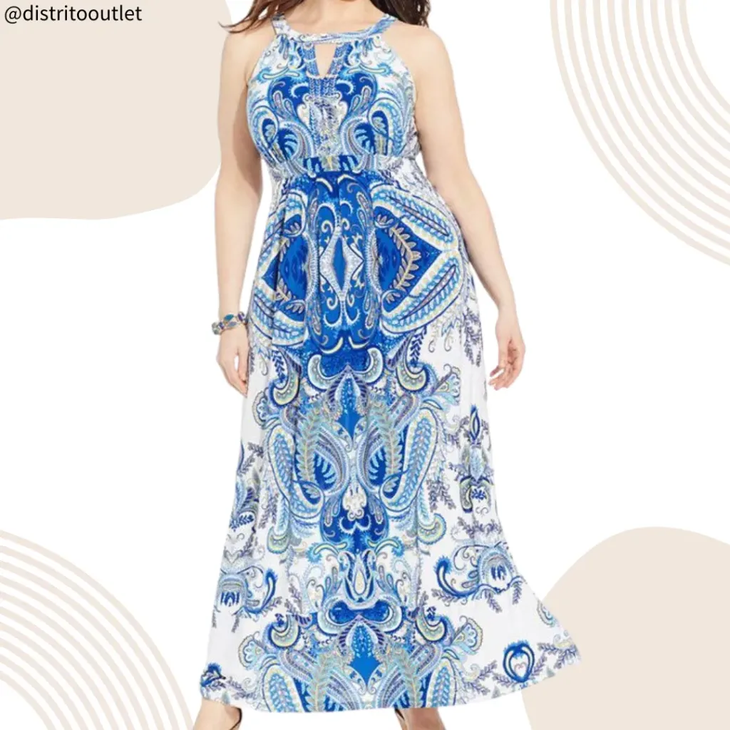 [210606] Vestido Cupshe C Azul T L