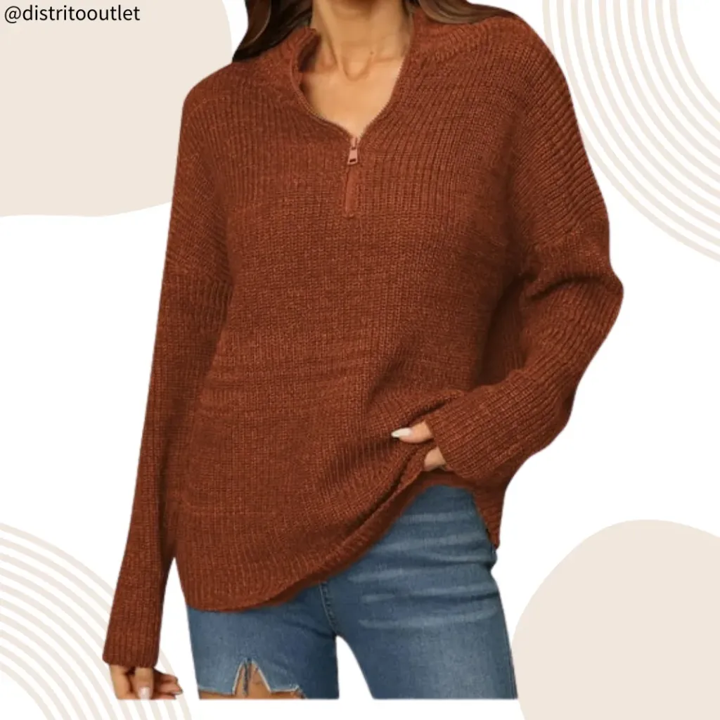 [210626] Sueter Cupshe C Marron T XL