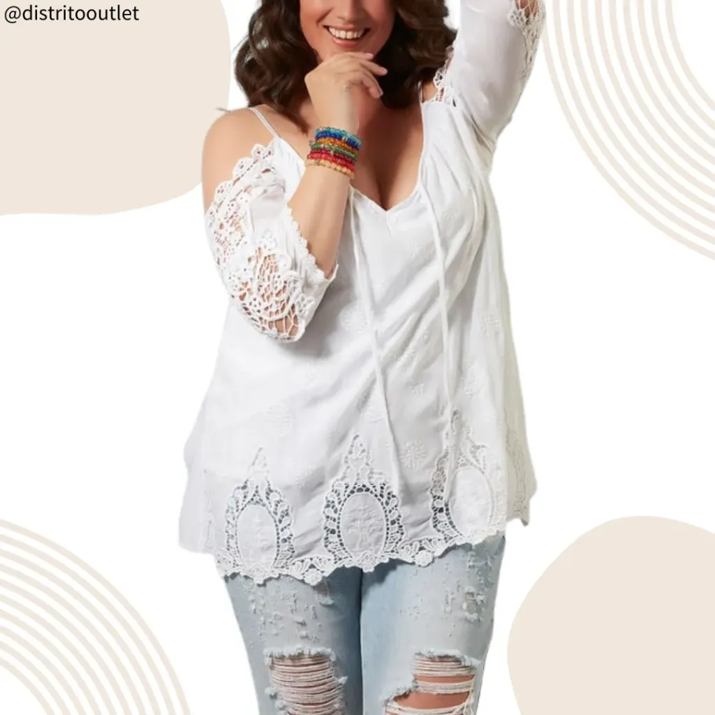 [210631] Vestido Cupshe C Blanco T L