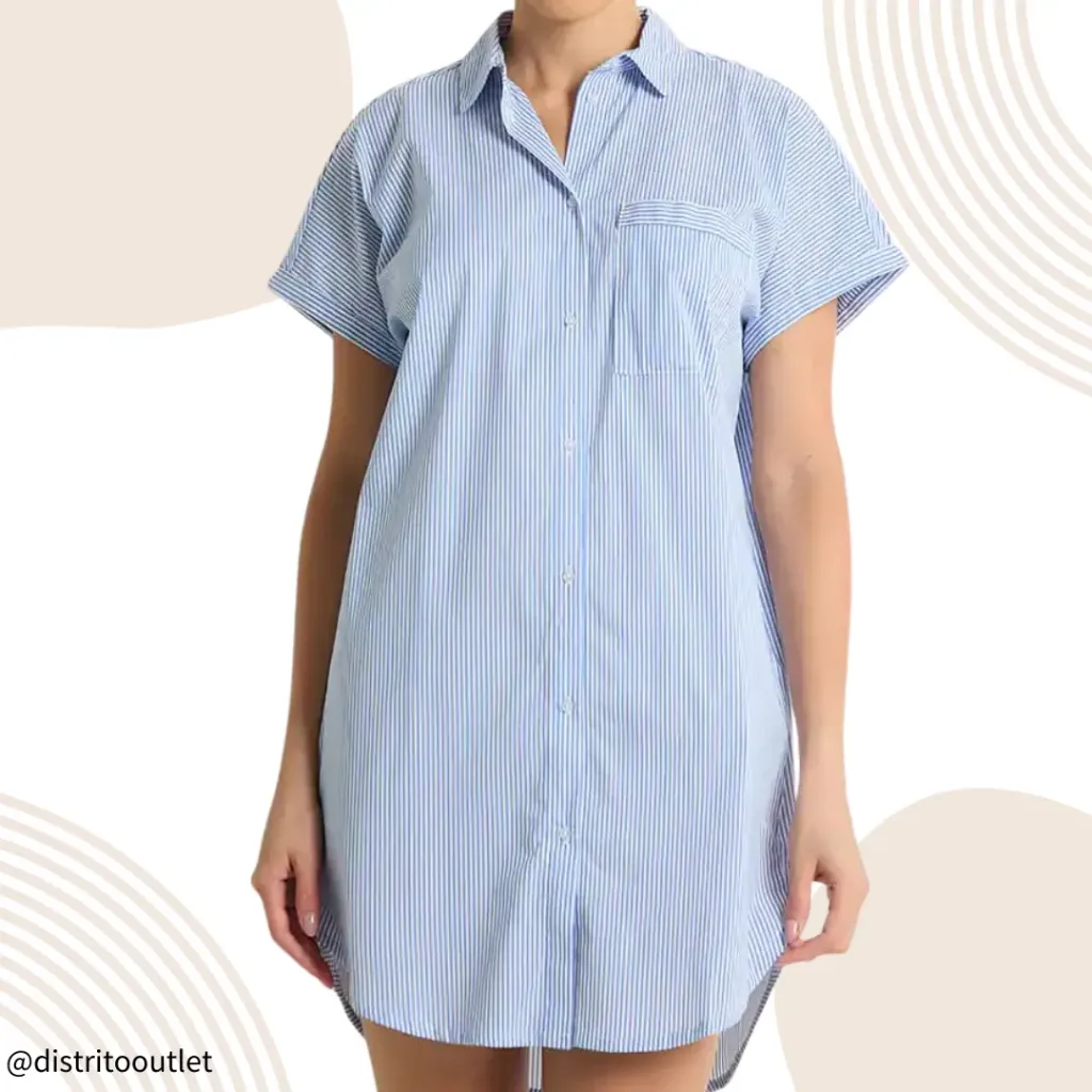 [210640] Vestido Cupshe C Azul T S