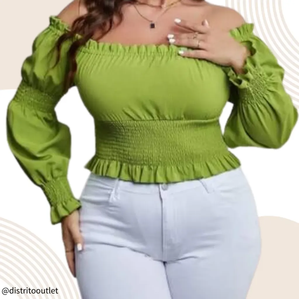 [210656] Crop Top Cupshe C Verde T XL