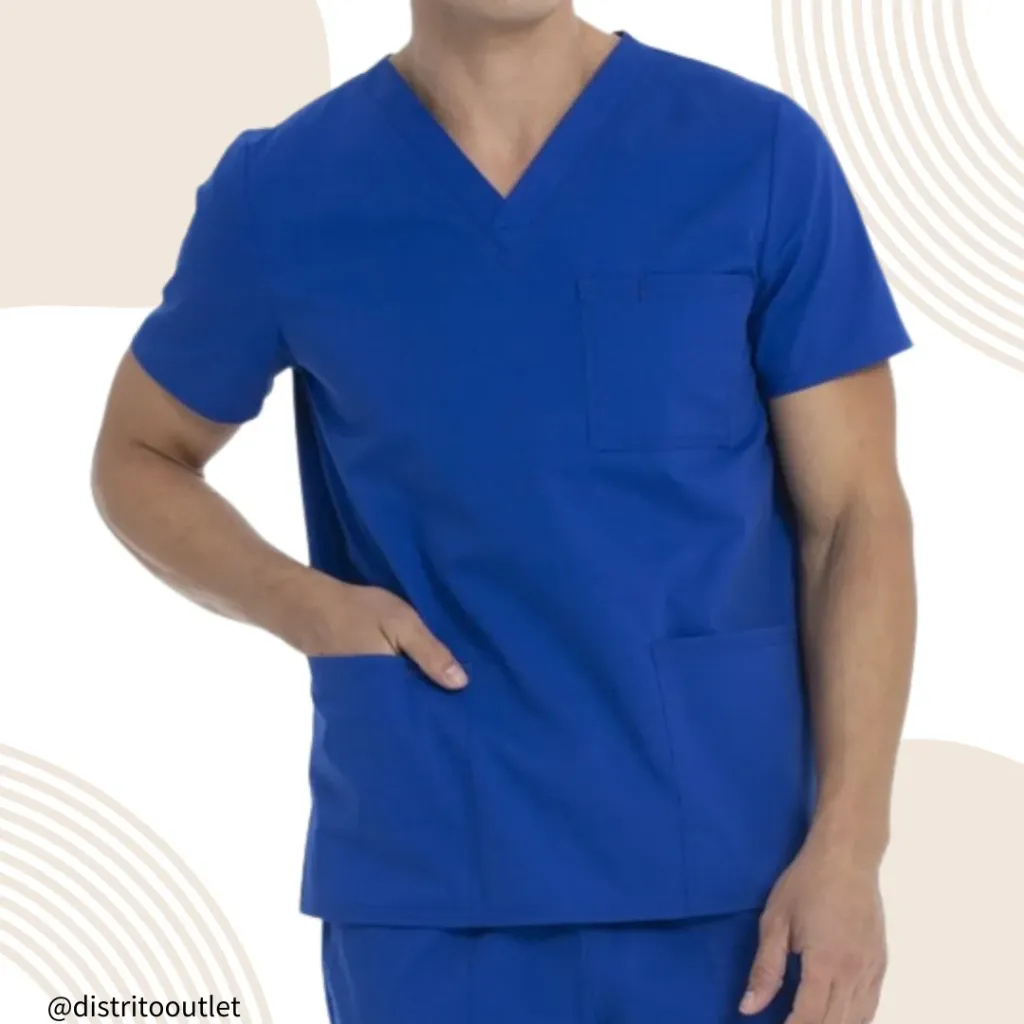 [210659] Playera Medica C Azul Marino T XXL